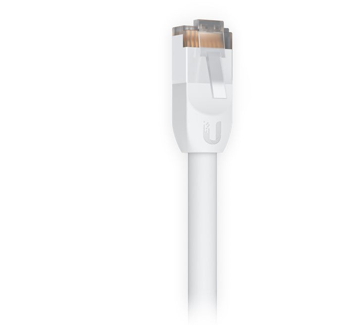 Ubiquiti UniFi Patch Cable Single Unit, 0.1m, White, Both End Bendable to 90 Deg