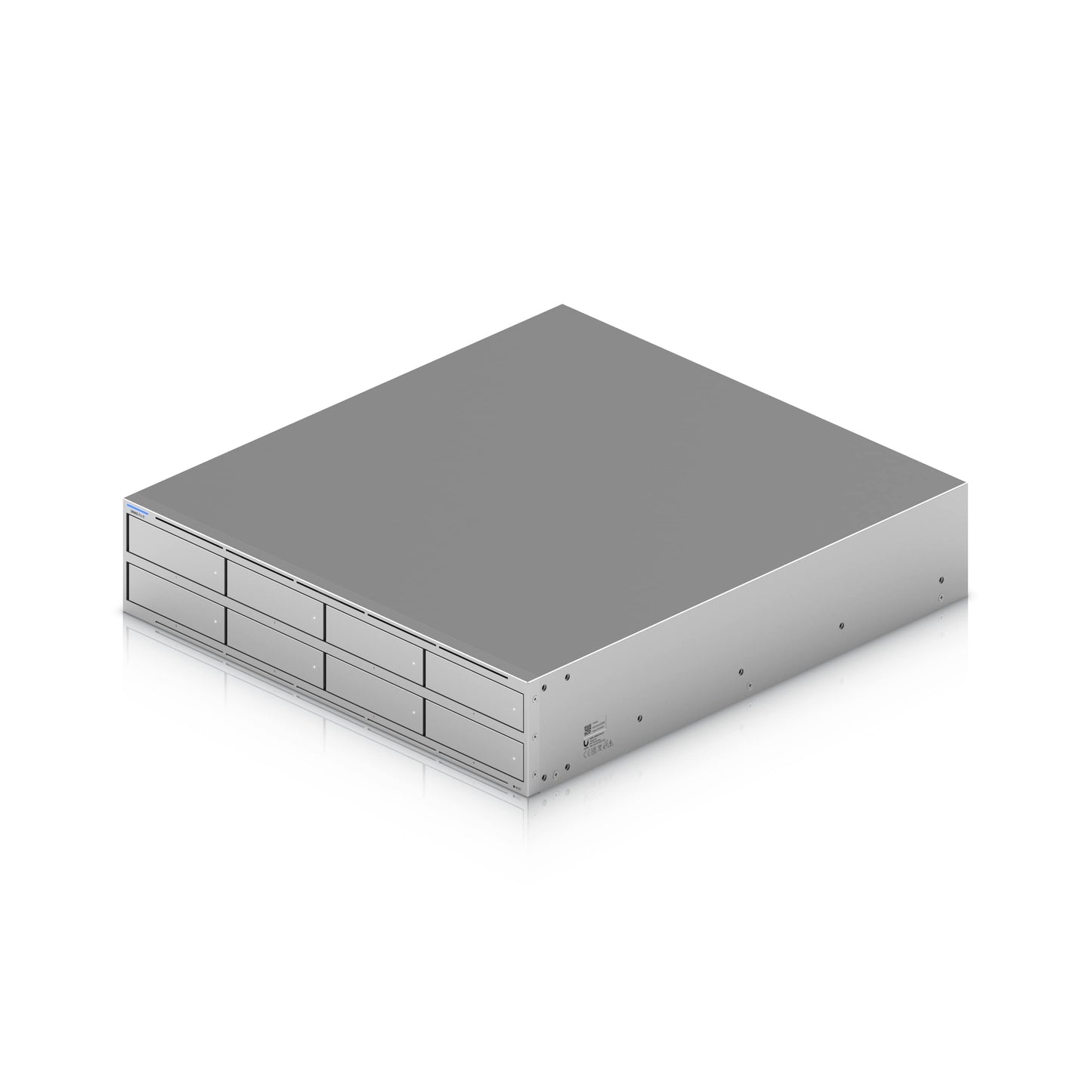 Ubiquiti UNAS Pro 8, 2U Rack-Mount NAS (8)2.5/3.5' HDD Bays(2) M.2 NVMe SSD, Fast Access, Low Latency, High-Availability 10Gbps, Large Storage Sharing
