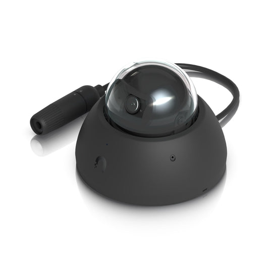 Ubiquiti AI Dome, Black, All-weather, Vandal-proof 4K PoE Dome Camera,Enhanced AI Capabilities & Long-range IR Night Vision,
