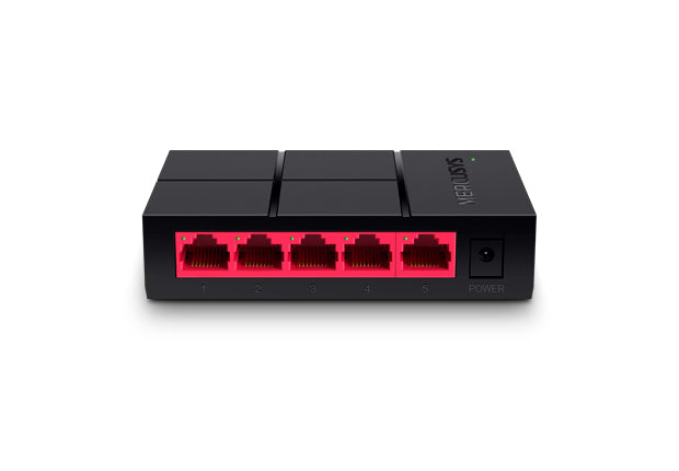 Mercusys MS105G 5-Port Gigabit Desktop Switch, 5x Gigabit Ports, Compact Design,
