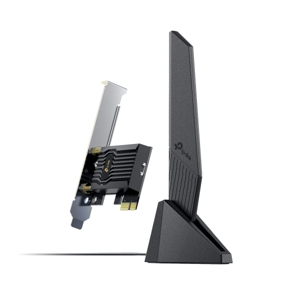 TP-Link Archer TXE73E AXE5400 Wi-Fi 6E Bluetooth PCIe Adapter 574Mbps at 2.4 GHz + 2402Mbps at 5 GHz + 2402 Mbps at 6 GHz