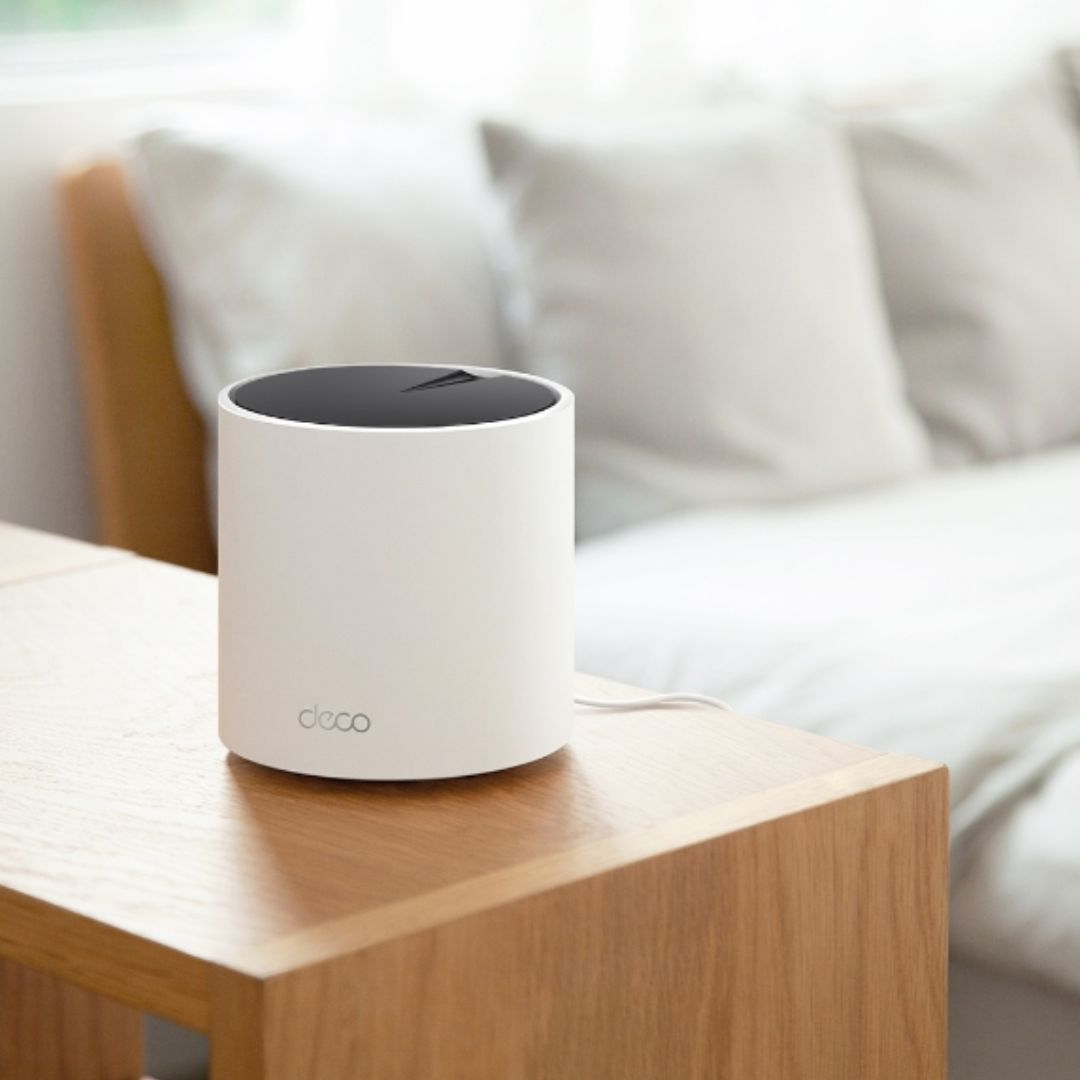 TP-Link Deco X55(1-pack) AX3000 Whole Home Mesh WiFi 6 Router, Dual-Band with Sm