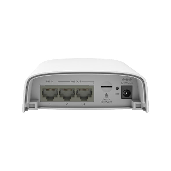 TP-Link ER703WP-4G-Outdoor Omada 4G+ Cat6 AX3000 Wi-Fi 6 Outdoor/Indoor Gateway, 574Mbps at 2.4 GHz + 2402 Mbps at 5 GHz (HE160) Wi-Fi Speed, 300 Mbps