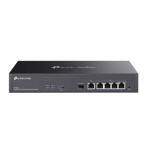 TP-Link ER7406 Omada Gigabit Rackmount/Desktop VPN Gateway, 1x Gigabit SFP WLAN/LAN, 5x Gigabit RJ45, 1x USB3.0, Load Balance, High Security VPN
