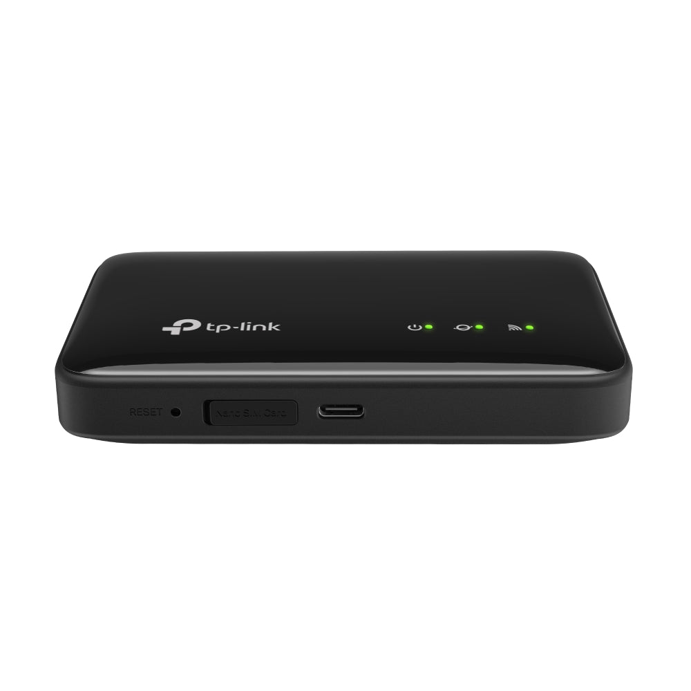 TP-Link M7005 4G LTE Mobile Wi-Fi supported with up to 150 Mbps download and 50 Mbps upload speeds