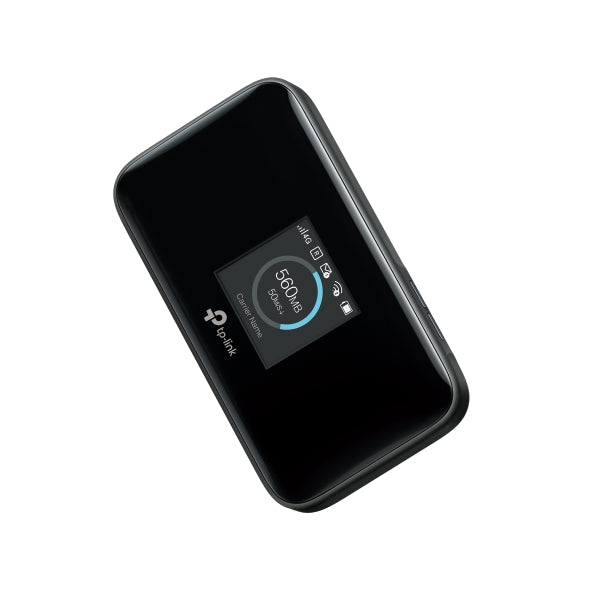 TP-Link M7750 600 Mbps LTE-Advanced Mobile Wi-Fi Supported with up to 600 Mbps download and 150 Mbps upload speeds