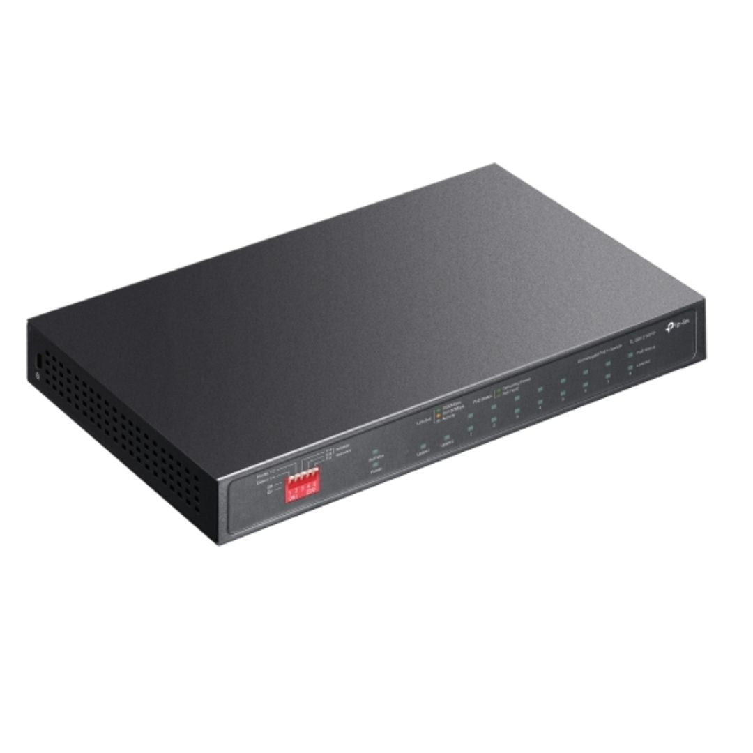 TP-Link TL-SG1210PP 10-Port Gigabit Desktop Switch with 6-Port PoE+ and 2-Port P