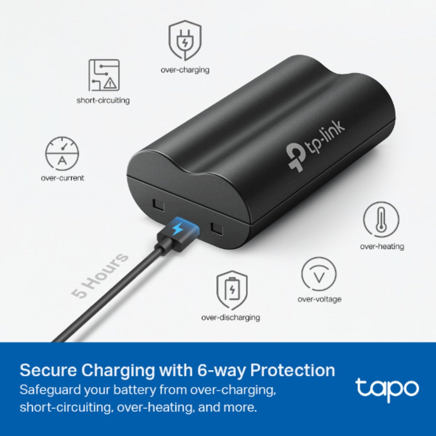 TP-Link Tapo A100 Battery Pack 6700mAh Compatible With Tapo Cameras & Video Door