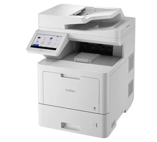 Brother MFC-L9630CDN Colour Laser Multi-Function Printer. Up to 600 x 600 dpi, 2,400 dpi class (2400 x 600) quality, 520 sheets of 80 gsm plain paper