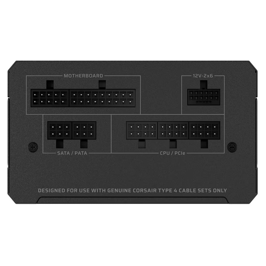 Corsair RMe Series RM750e Fully Modular Low-Noise ATX Power Supply (AU), Cybenetics Gold, ATX12V 3.1, 2x PATA, 2x EPS, 6x SATA, 3x PCIe