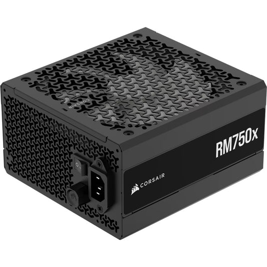 Corsair RMx Series RM750x Fully Modular Power Supply (AU): 750W, 80+ Gold, 4x PCIe, 8x SATA, 2x EPS, Zero RPM, ATX 3.1
