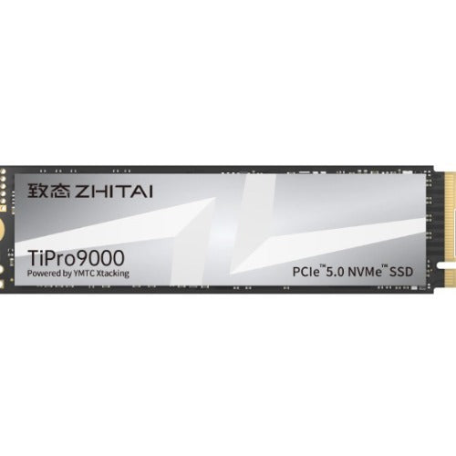 YMTC ZhiTai TiPro9000 SSD 1TB M.2 2280 YMTC Xtacking 4.0 TLC Chip PCle Gen 5 X 4.0 14,900MB/s 13,500MB/s R/W 600 TBW 5Y warranty