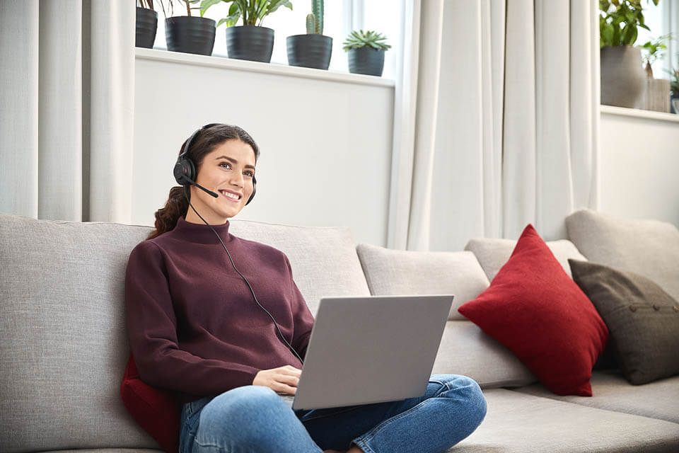 Jabra Evolve2 30 SE Wired USB-C/A MS Teams Stereo Dual Headset, Lightweight & Durable, Noise Isolating Ear Cushions, Plug-and-play, 2-Mic, 2Yr Warrant