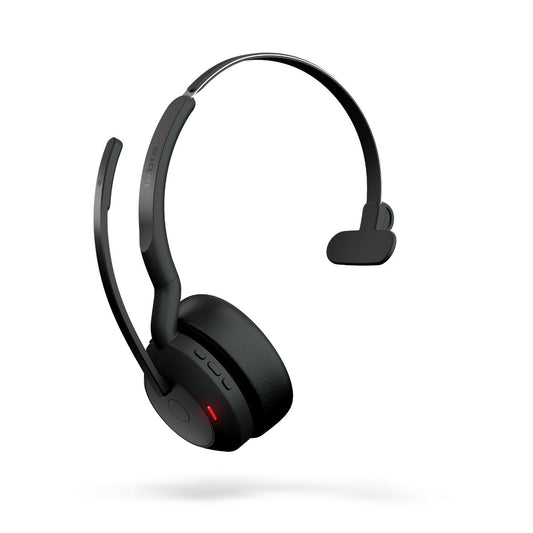 Jabra Evolve2 55, USB A, MS Teams, Mono, Active Noise Cancellation (ANC), Link 380 Bluetooth® Adapter ,30m Wireless Range, 18 Hours Battery Life