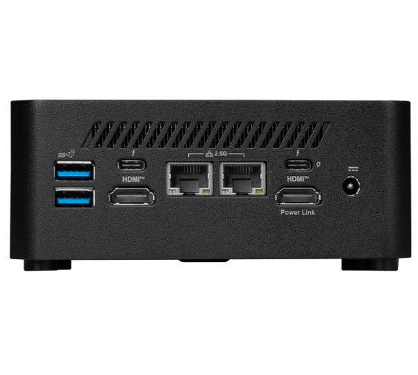 MSI Cubi NUC 1M-016BAU miniPC barebone, Black Intel Core 5-120U DDR5 2*M.2 2*HDMI *TBT 2 LAN/Wifi6E Card Reader Switch Cabl 3Y