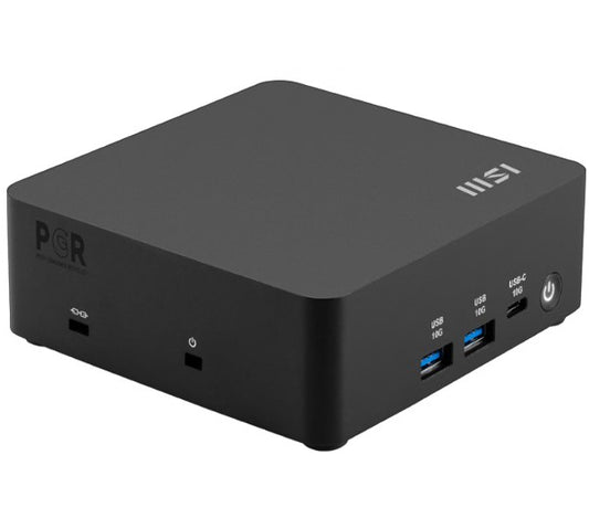 MSI Cubi NUC AI 1UMG-012BAU Mini PC Black Barebone Core Ultra 7 155H, 2x Thunderbolt 4 2x HDMI 2x Intel® I226V (2.5G) Wi-Fi 6E AX211 3Y