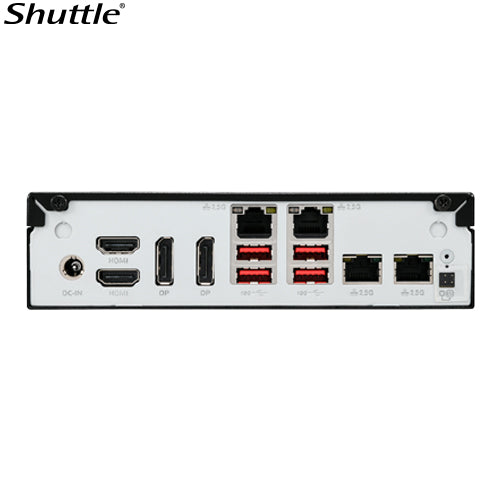 Shuttle AI XPC, Intel ® Meteor Lake Core Ultra 7 155H processor, 2x DDR5, 3x M.2 2280, 2x HDMI, 2x DP, 8x USB, 4x 2.5G LAN, 1x M.2 2230