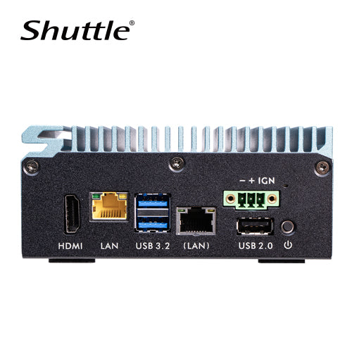 Shuttle SPCEL03 Industrial Computer -Intel Atom x6413E, 1x HDMI, 2x LAN,3x USB, RS232/422/485, DIO, DDR4 (Max 32GB) Dual Channel DDR4-3200MHz - 32GB M