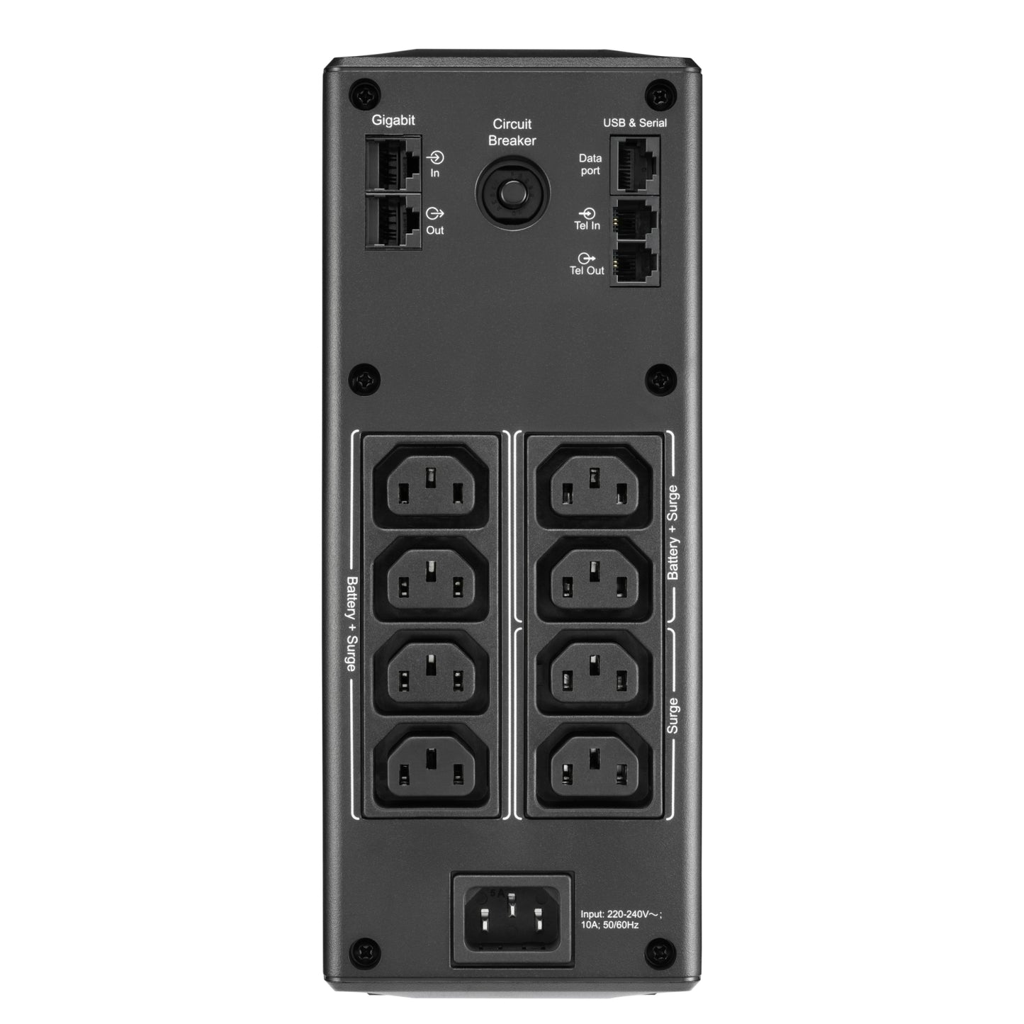 APC Back-UPS Pro 1300VA/780W Line Interactive UPS, Tower, 230V/10A Input, 8x IEC