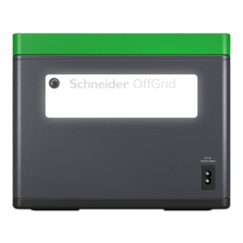 APC OffGrid Portable Power Station 500, 120V, 517Wh Lithium-ion, LCD, 3 NEMA, Si