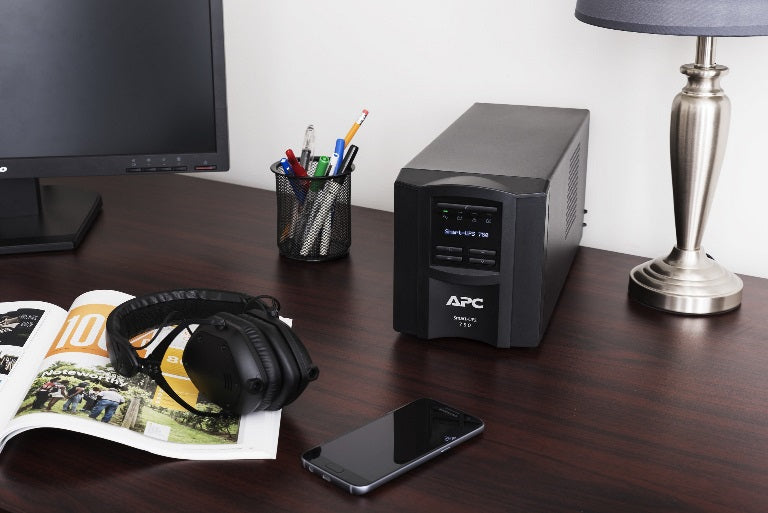 APC Smart-UPS 750VA/500W Line Interactive UPS, Tower, 230V/10A Input, 6x IEC C13 Outlets, Lead Acid Battery, SmartConnectLCD