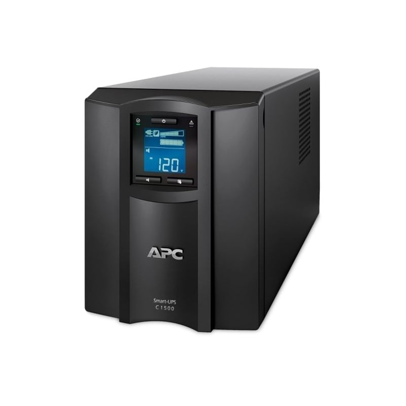 APC Smart-UPS C, Line Interactive, 1500VA, Tower, 230V, 8x IEC C13 outlets, SmartConnect port, AVR, Graphic LCD