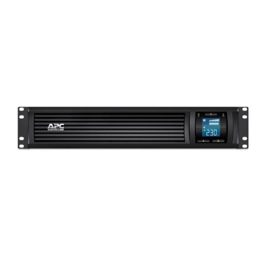 APC Smart-UPS C 3000VA/2100W Line Interactive UPS, 2U Rackmount, 230V/16A Input, 1x IEC C19 & 8x IEC C13 Outlets, Lead Acid Battery