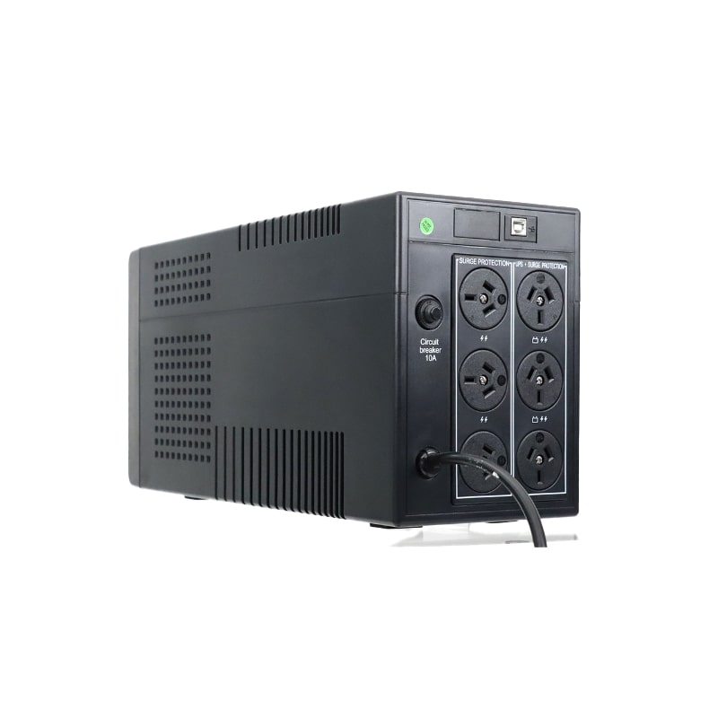 PowerShield Defender 2000VA/1200W UPS, AVR, LCD display, 6 AUS sockets, user-replaceable batteries, 2-year warranty
