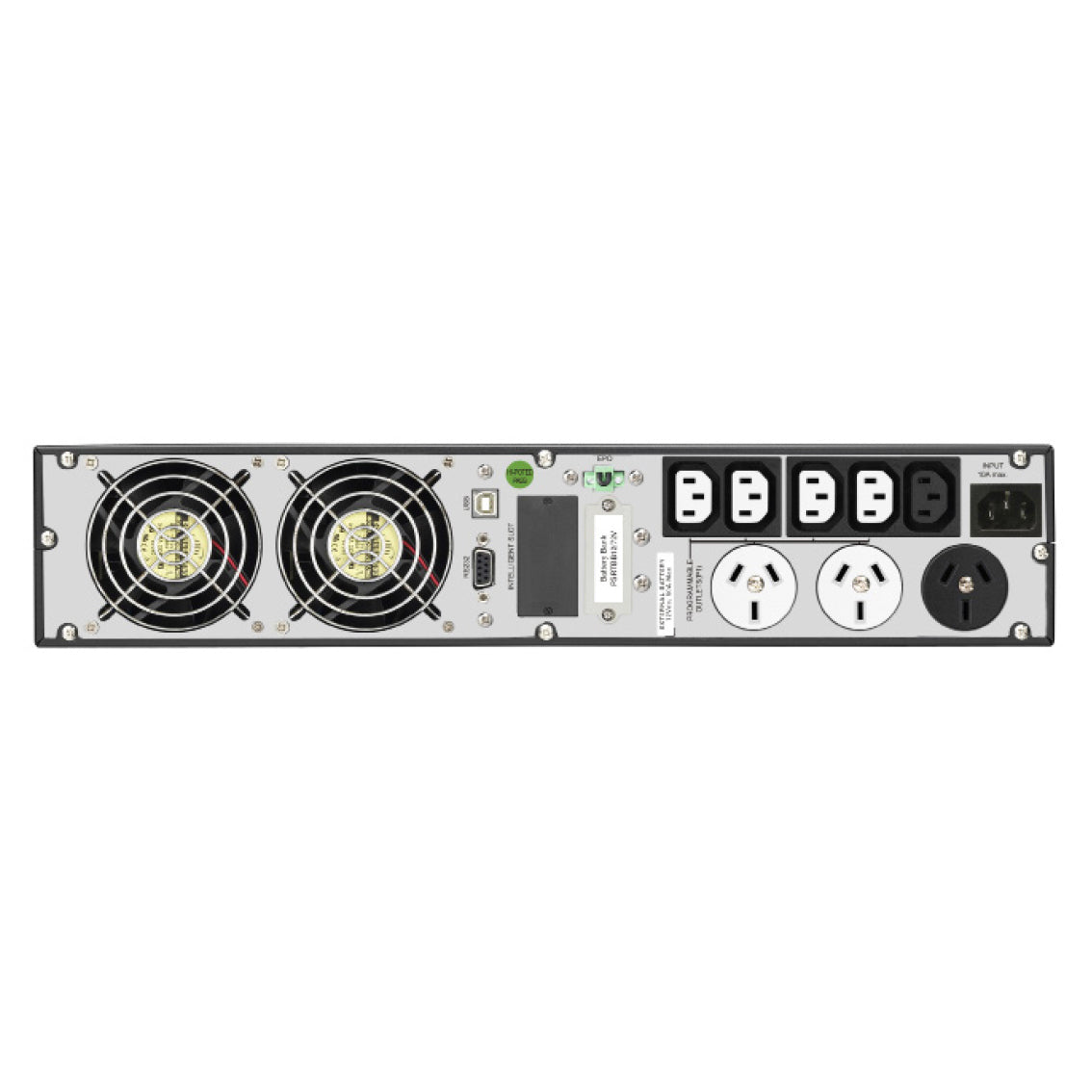 PowerShield LiFePO4 Centurion RT 2000VA/1800W - 10Amp, 3 AUS, 5 C13 hot-swappable batteries, 5-year warranty