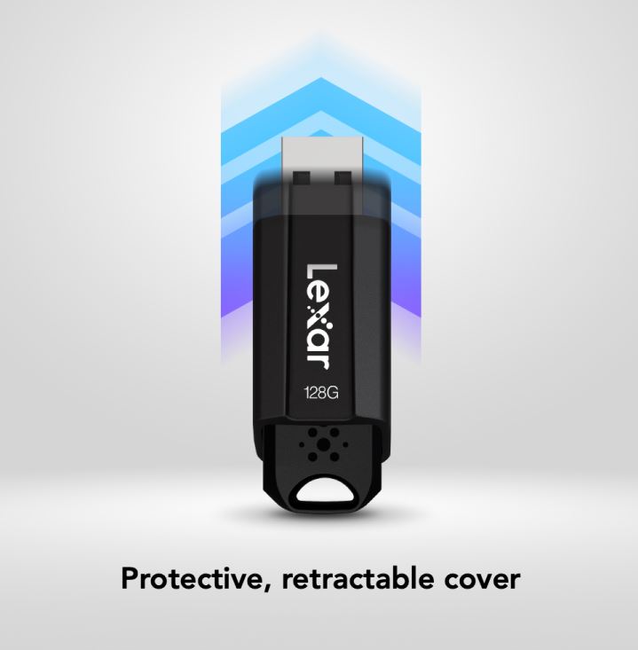 Lexar S80 128GB JumpDrive® USB 3.1 Flash Drive, up to 150MB/s read quickly tra