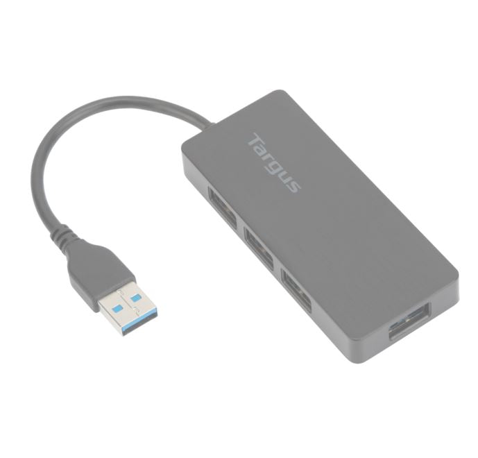 Targus 4-Port Smart USB 3.0 Hub — Self-Powered, 10x Faster Transfer Speed