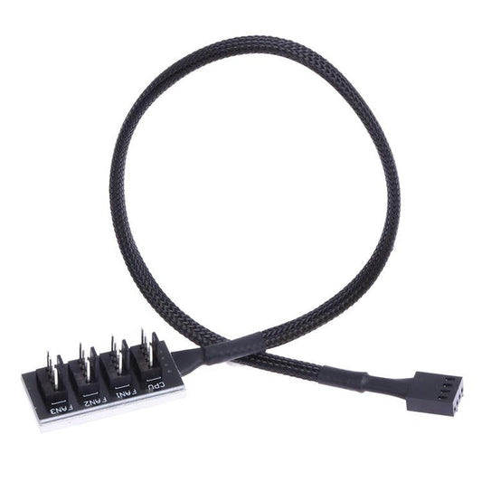 2-Port PWM Fan Hub for PC Chassis — Quiet & Efficient Cooling Control