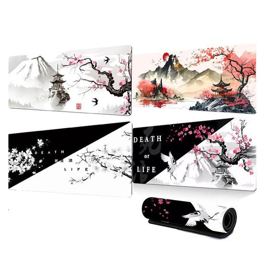 Cherry Blossom Ink Painting Mouse Pad β Pattern 9 | 300x800x2mm