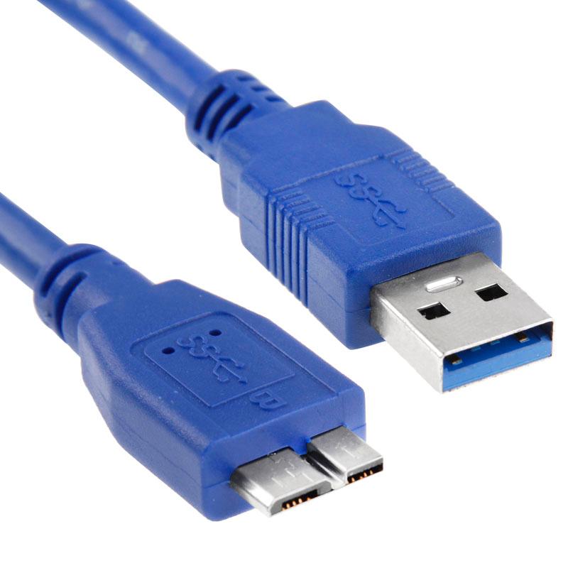 4-Port USB 3.0 Hub with 60cm Cable — Fast Data Transfer | White