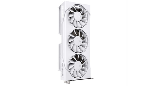 XFX Swift AMD Radeon RX 9060XT OC White Triple Fan Gaming Edition with 16GB GDDR6 HDMI 2xDP, AMD RDNAΓ’βΒ’ 4 (RX-96TS316W7)