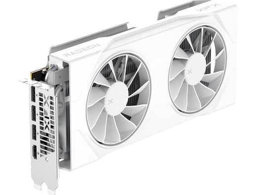 XFX Swift AMD Radeon RX 9070 OC White Dual Fan Gaming Edition with 16GB GDDR6 HDMI 3xDP, AMD RDNAΓ’βΒ’ 4 (RX-97SWFT2WQ)