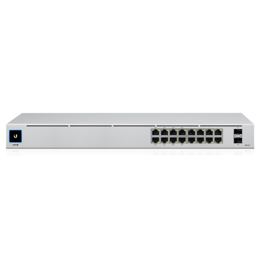 Ubiquiti UniFi 16-port Managed Gigabit Switch - 8x PoE+ Ports, 8x Gigabit Ethern image 1