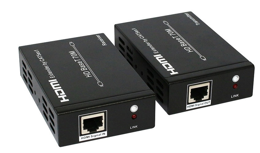 Astrotek HDMI Extender over RJ45 CAT5 CAT6 LAN Ethernet Network Converter Splitt image 0