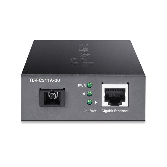 TP-Link TL-FC311A-20 Gigabit WDM Media Converter - IEEE 802.3u 1550nm 20KM 9/125 image 1