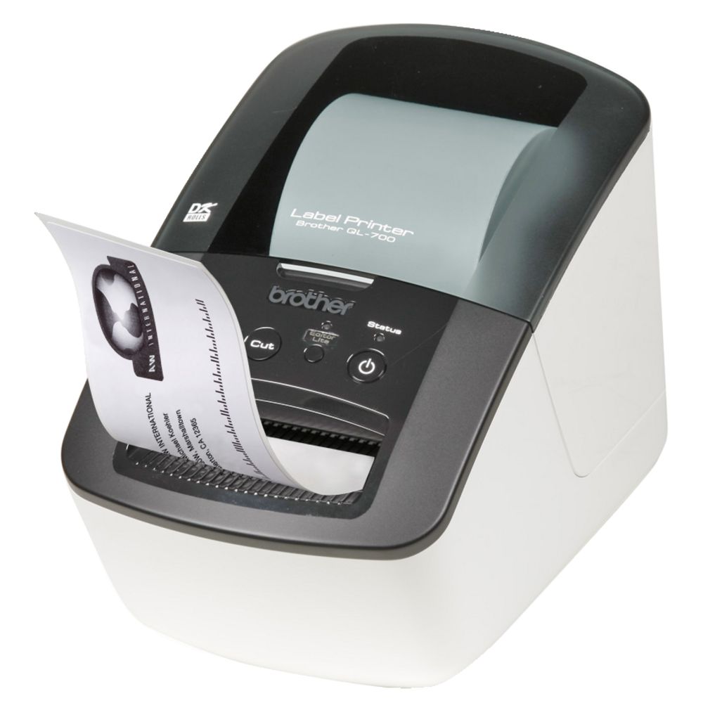 Brother QL-700 HIGH SPEED PROFESSIONAL PC/MAC LABEL PRINTER / UP TO 62MM, 3 Year image 0