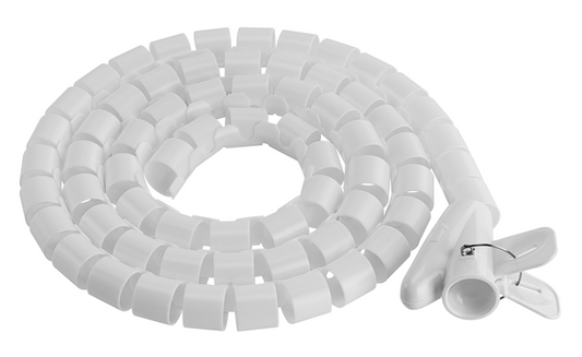 Brateck 20mm/0.79' Diameter Coiled Tube Cable Sleeve Material Polyethylene(PE) image 1