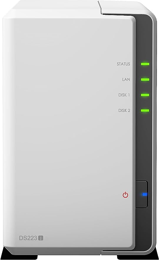 Synology DiskStation DS223J 2-Bay 3.5' SATA HDD/ 2.5' SATA SSD/ 4-core 1.7 GHz image 1