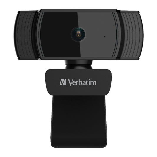 Verbatim Webcam Full HD 1080P with Auto Focus - Black image 1