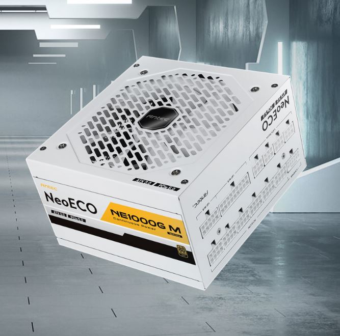 Antec NE 1000w 80+ Gold, Fully-Modular, ATX 3.0, PCIe 5.0, 120mm Silent Fan, Jap image 0