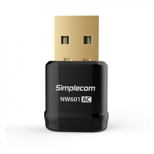 Simplecom NW601 AC600 Mini WiFi Dual Band Wireless USB Adapter image 1