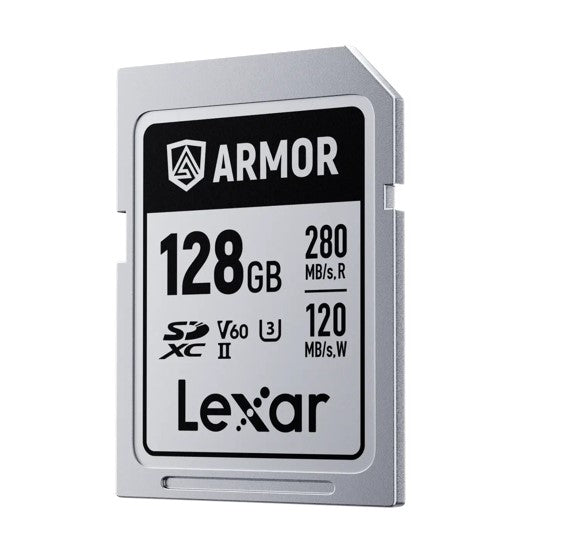 Lexar Professional ARMOR SILVER PRO 128GB SDXC™ UHS-II Card up to 280MB/s read image 1