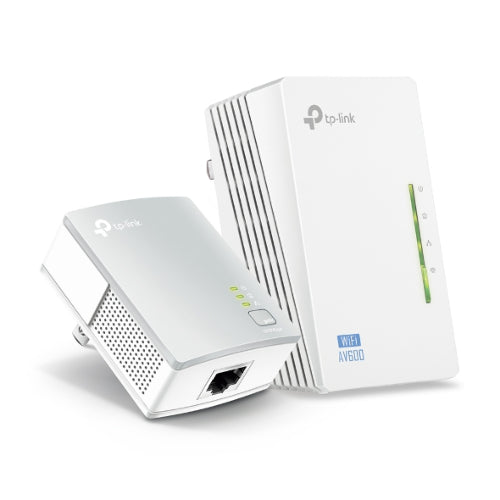TP-Link TL-WPA4220 KIT 300Mbps AV600 Wi-Fi Powerline Extender Starter Kit 600Mbp image 1