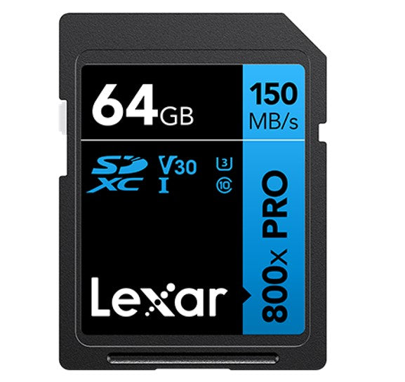 Lexar High-Performance 800x PRO 64GB SDHC' SDXC™ UHS-I Card BLUE Series up to image 0