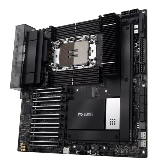 ASUS PRO WS W790E-SAGE SE Intel LGA4677 EEB Workstation Motherboard, PCIe 5.0 x1 image 1