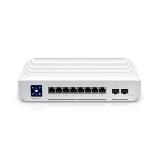 Ubiquiti Switch Enterprise 8-port PoE+ 8x2.5GbE, Ideal For Wi-Fi 6 AP, 2x 10g SF image 1